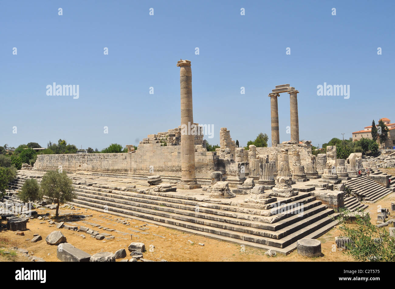 Temple Of Apollon Didyma Turkey Stock Photo Alamy