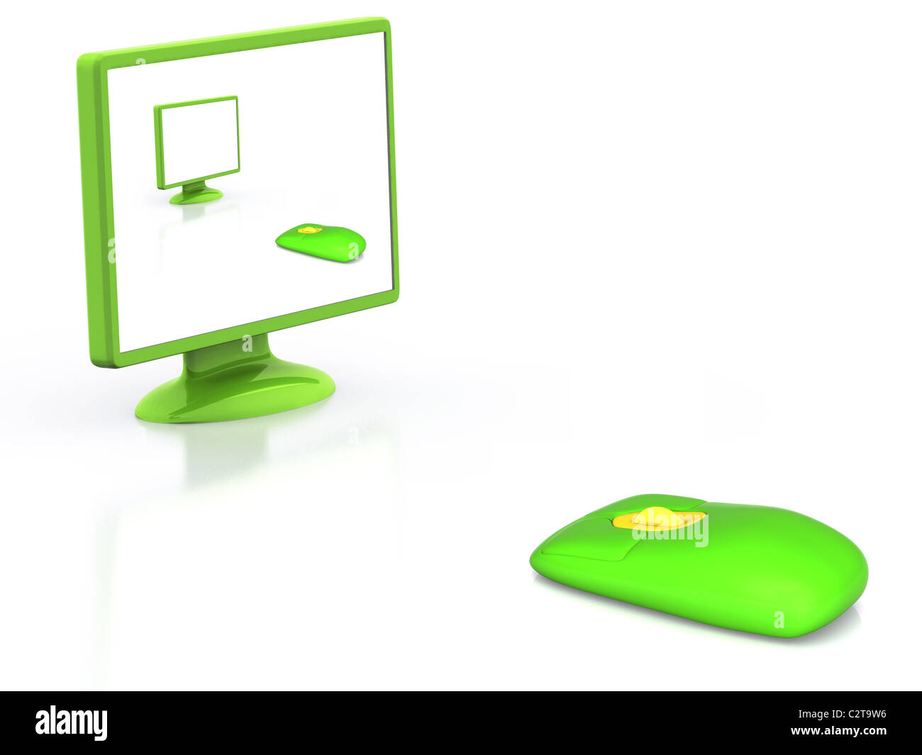 Green screen mouse Cut Out Stock Images & Pictures - Alamy