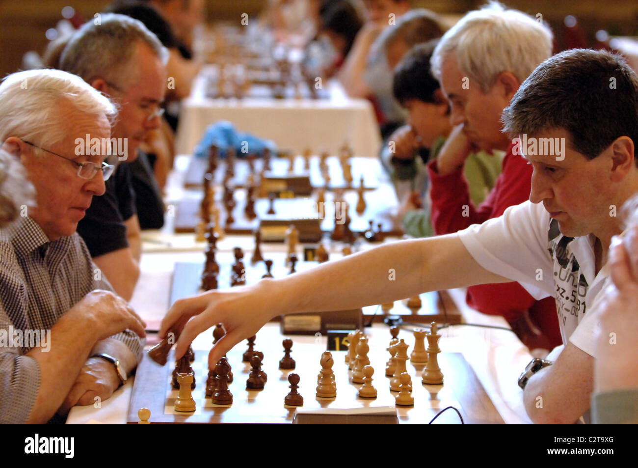 Chess Players during Playing at Local Tournament Editorial Stock Photo -  Image of aged, horse: 112934768