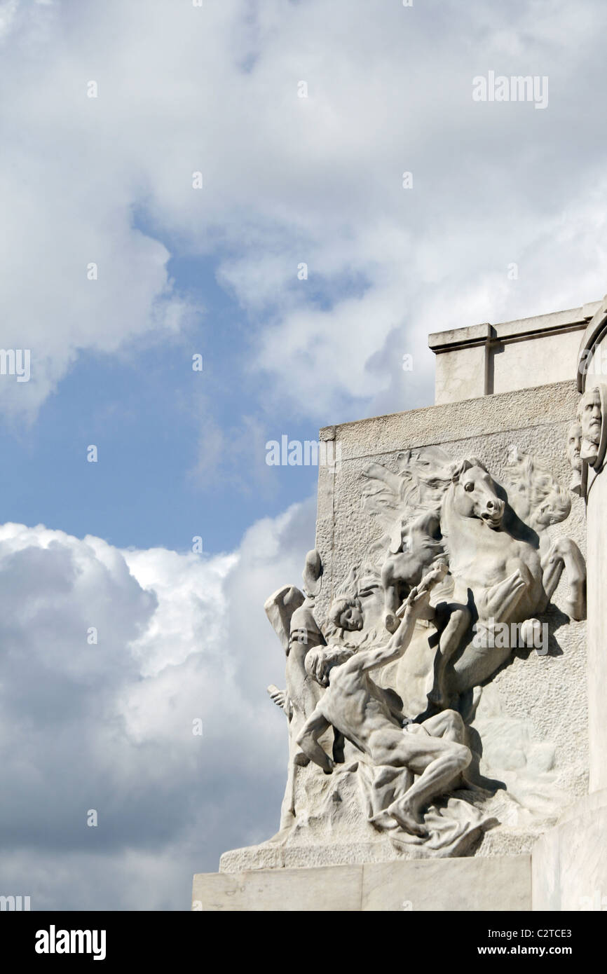 monument to giuseppe mazzini by the circo massimo, rome Stock Photo