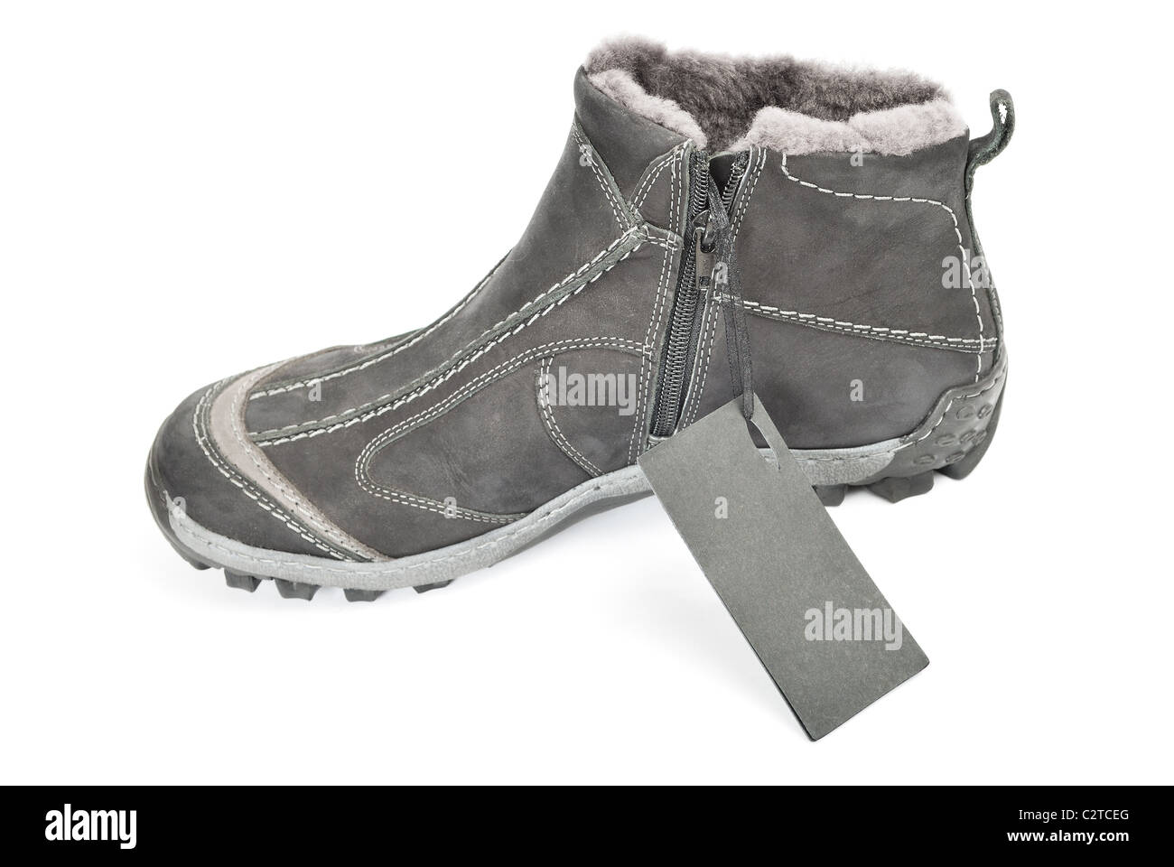 new winter boot for men Stock Photo