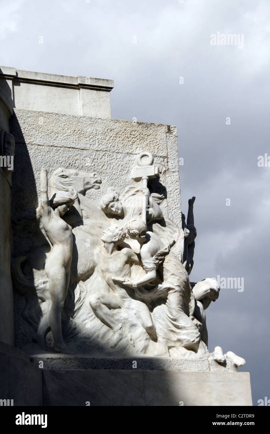 monument to giuseppe mazzini by the circo massimo, rome Stock Photo