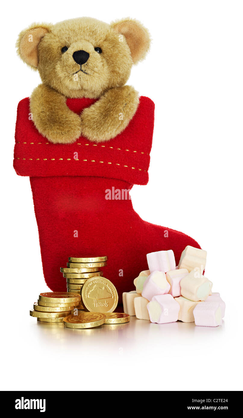 Cuddly white teddy bear red hi-res stock photography and images - Alamy