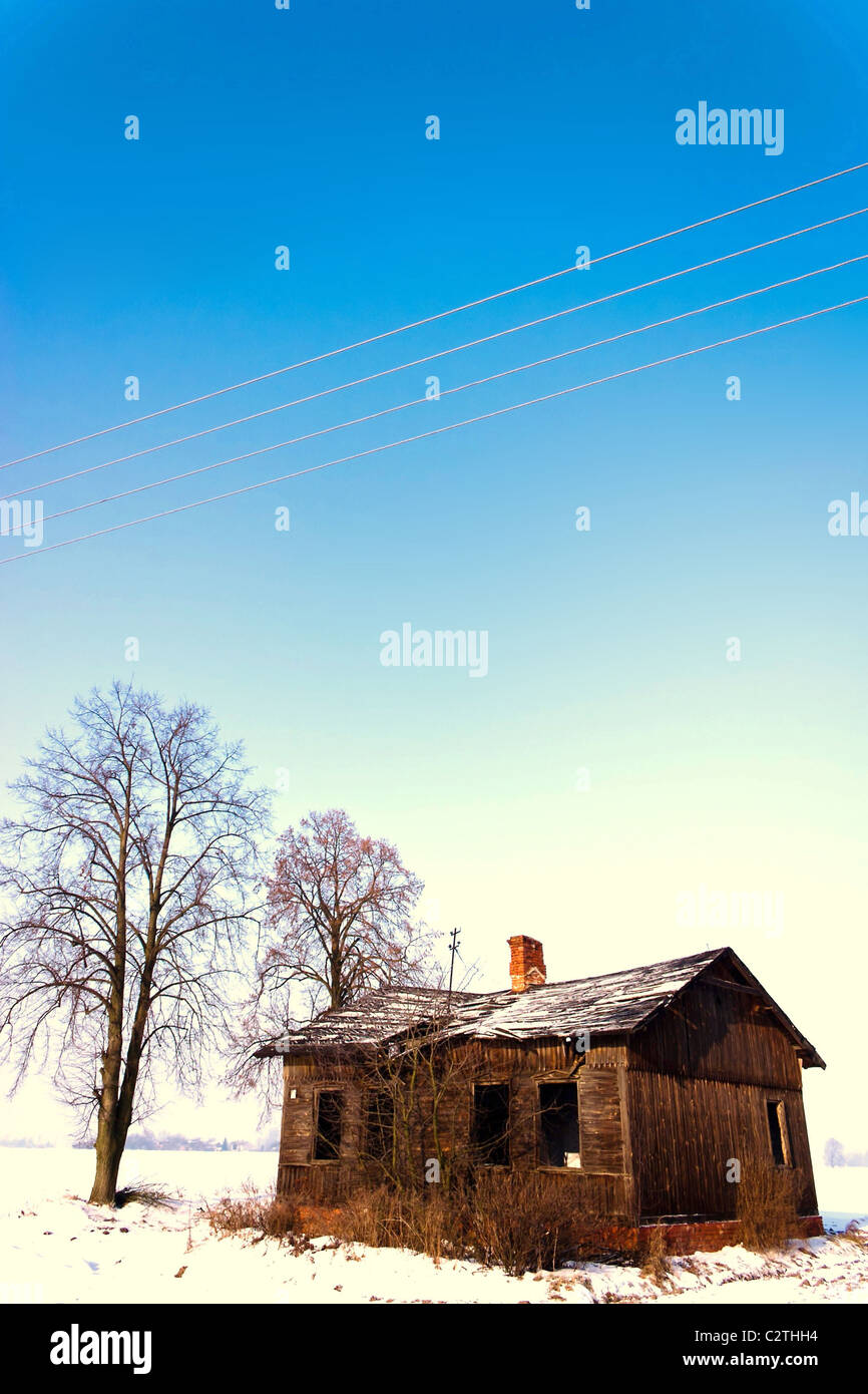 historic architecture of the building on a bright sunny day Stock Photo