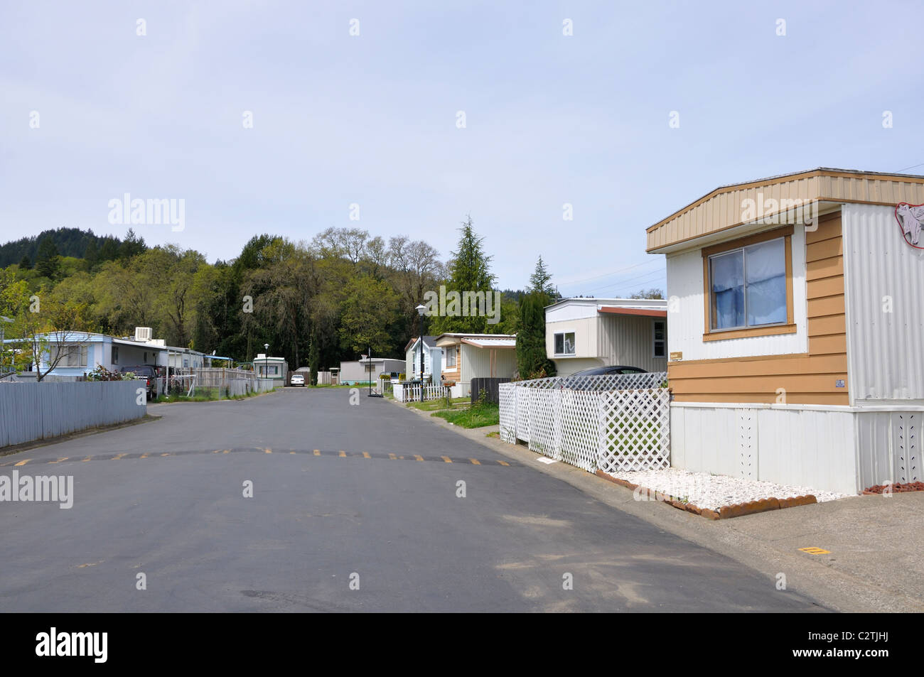 Wagon Wheel Mobile Home Park, California, USA Stock Photo Alamy