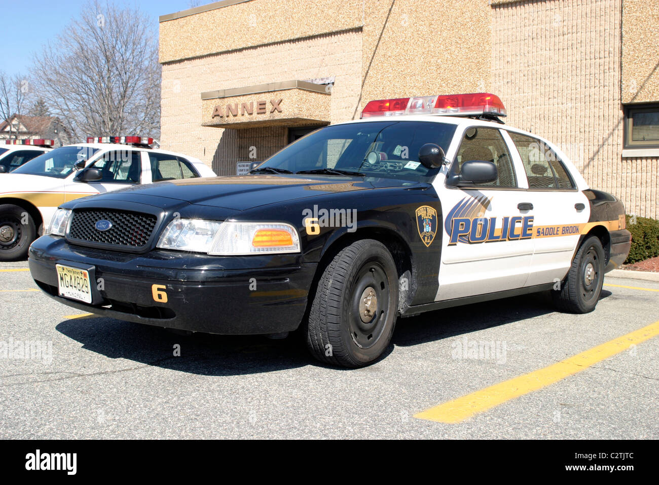 Saddle Brook Police Department New Jersey Ford Crown Victoria Stock