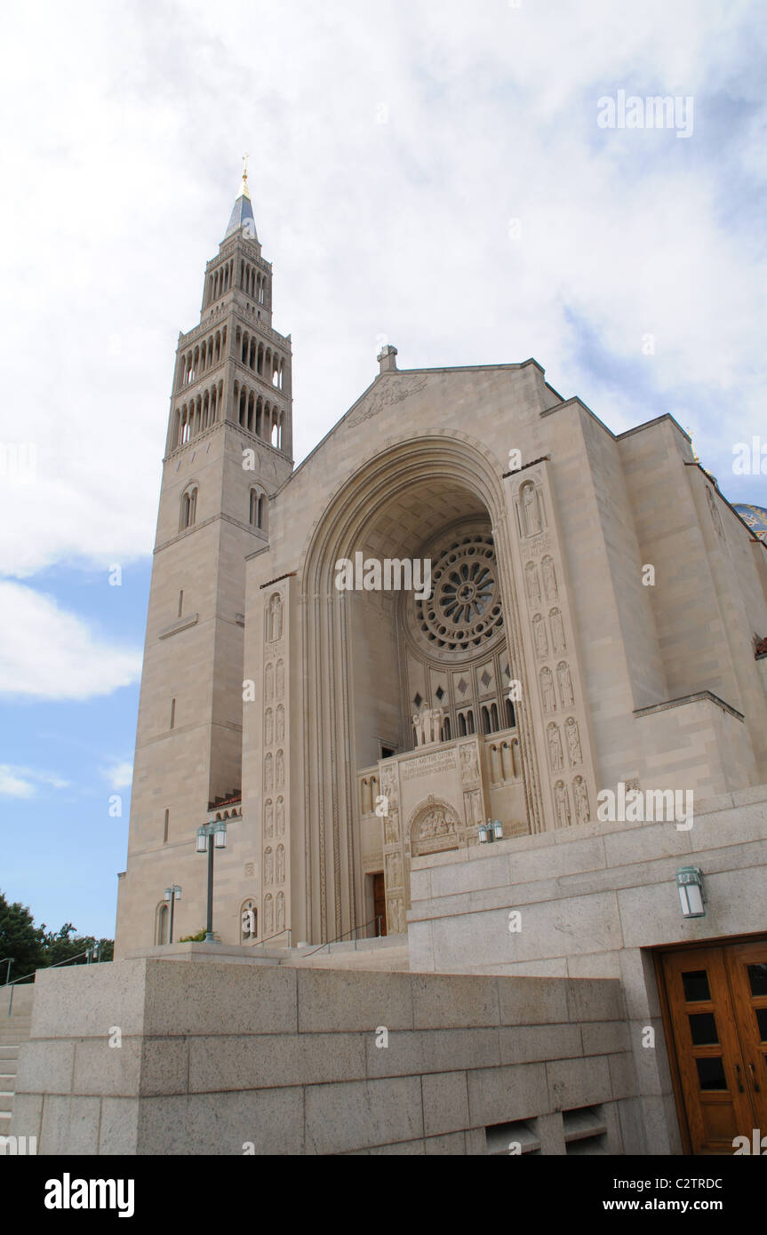Shrine of Immaculate Conception in Washington, DC Stock Photo