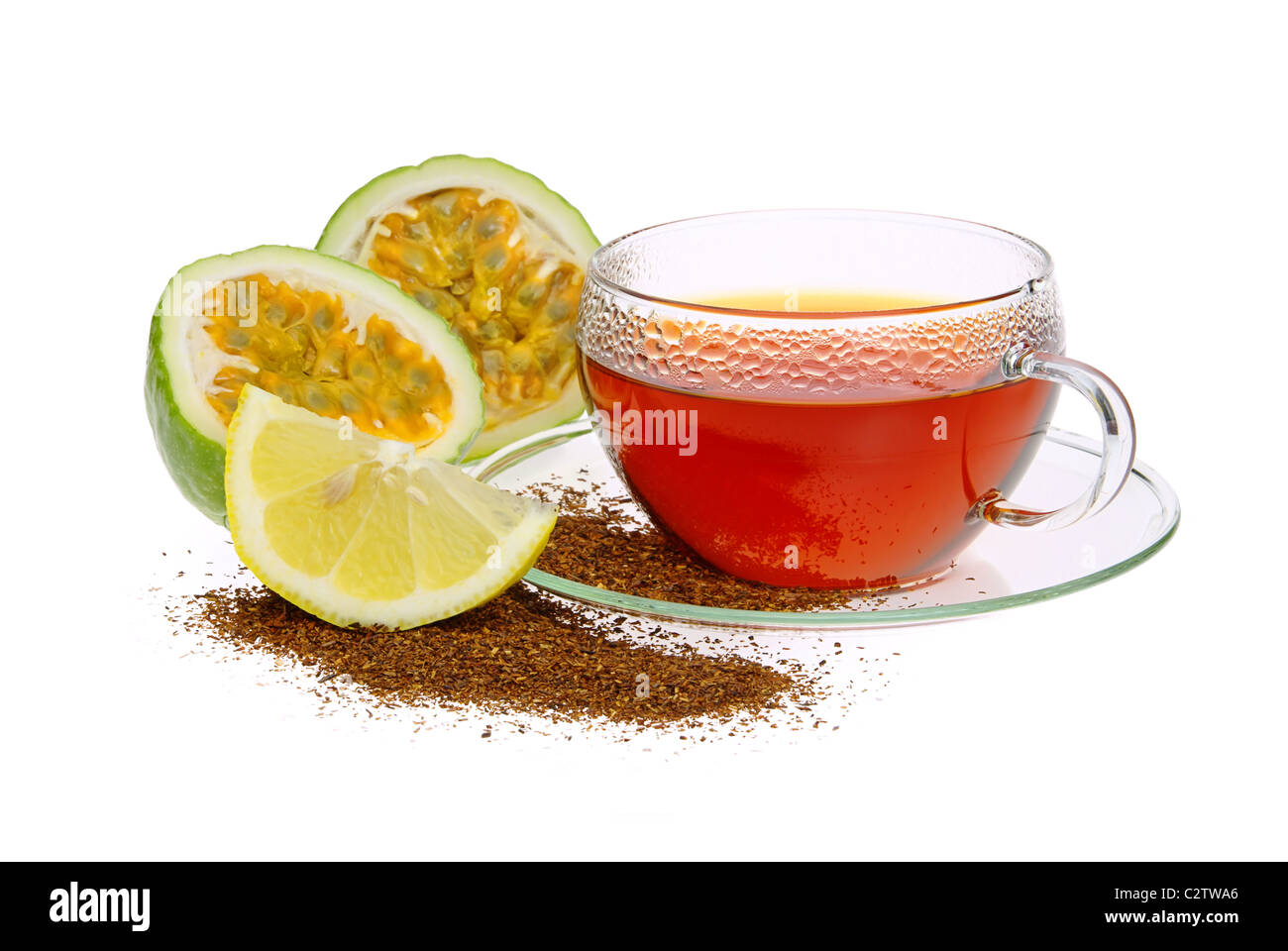 Tee Maracuja - tea from passion fruit 01 Stock Photo