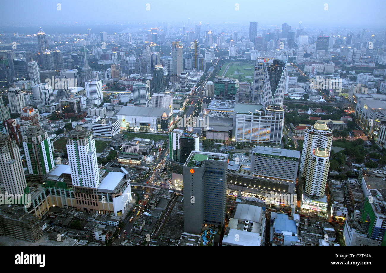 Bangkok night skyline Stock Photo - Alamy