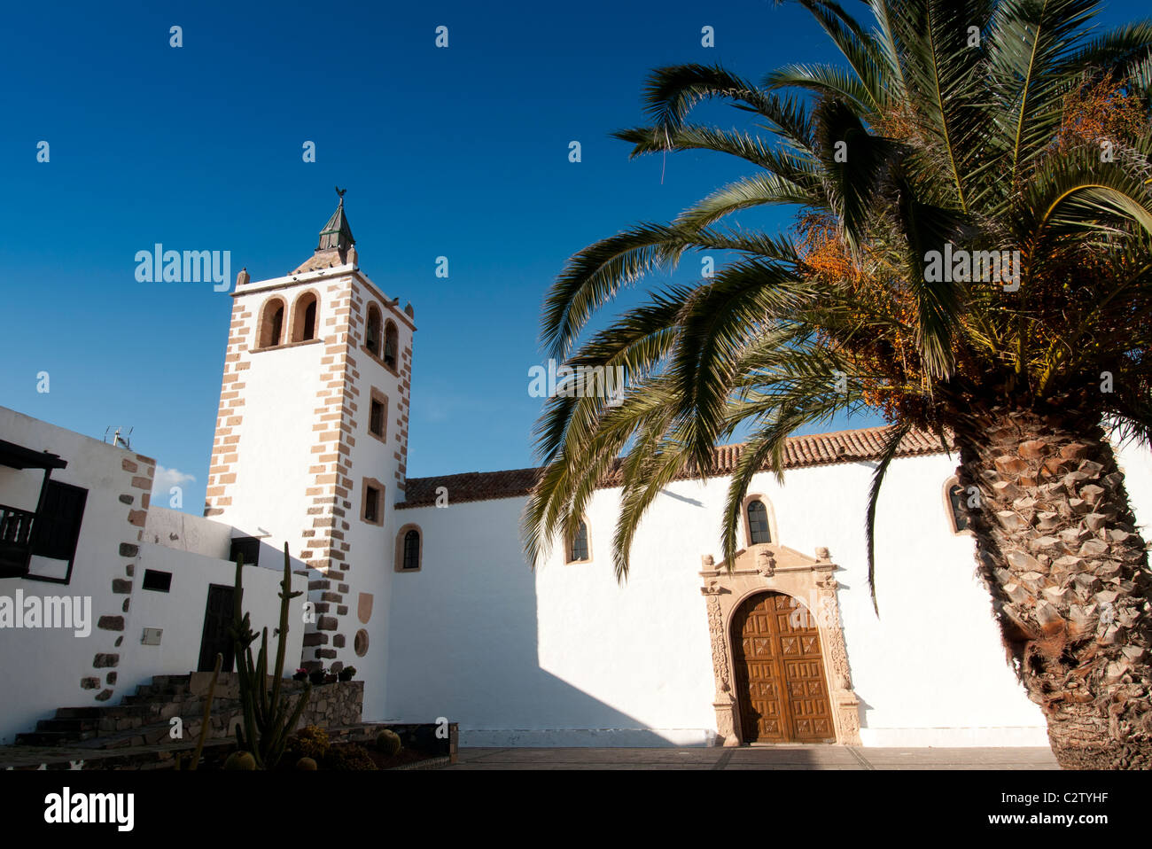 Iglesia de Santa Maria church Fuerteventura Stock Photo