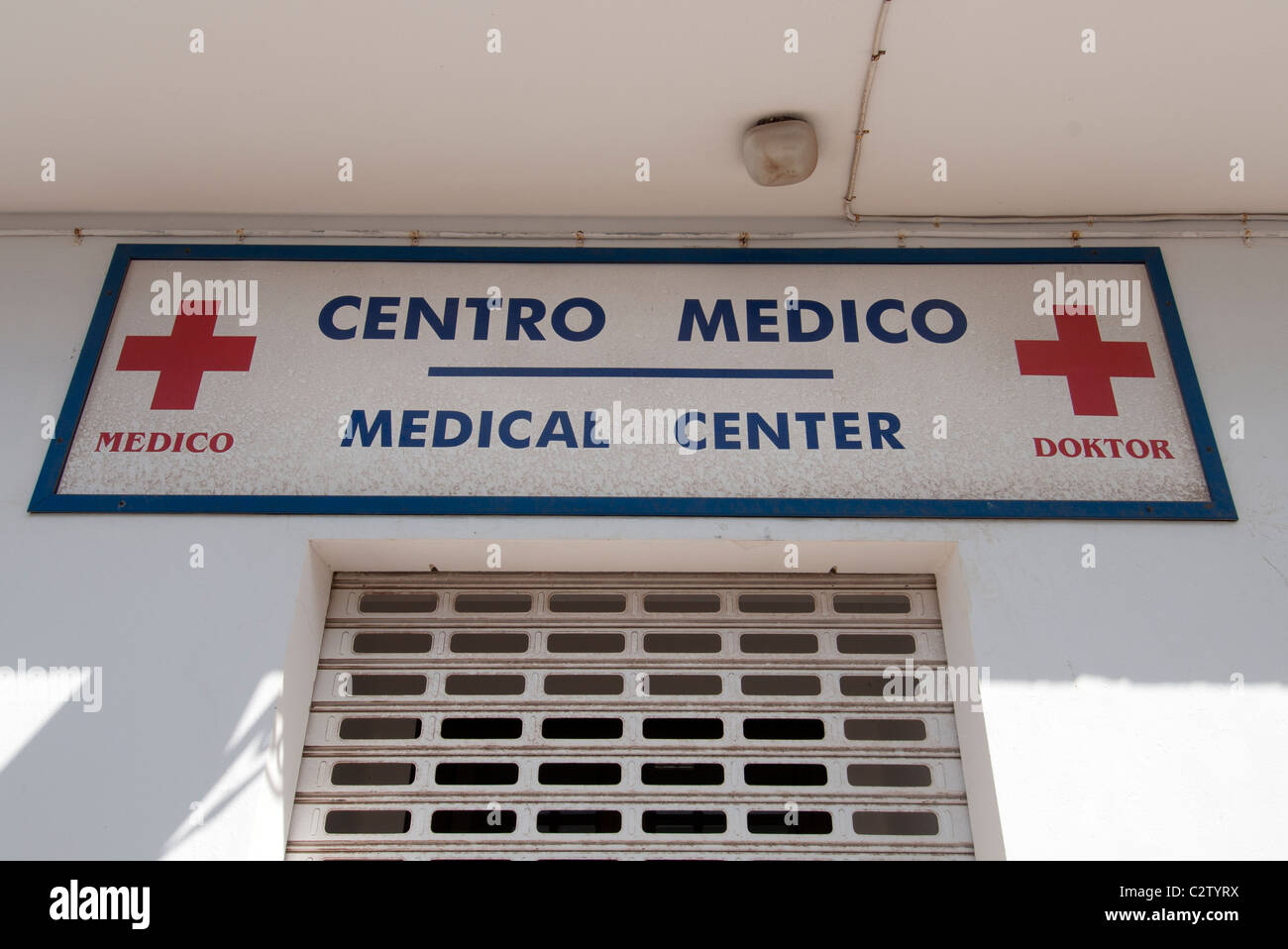 centro medico, medical centre Fuerteventura Stock Photo