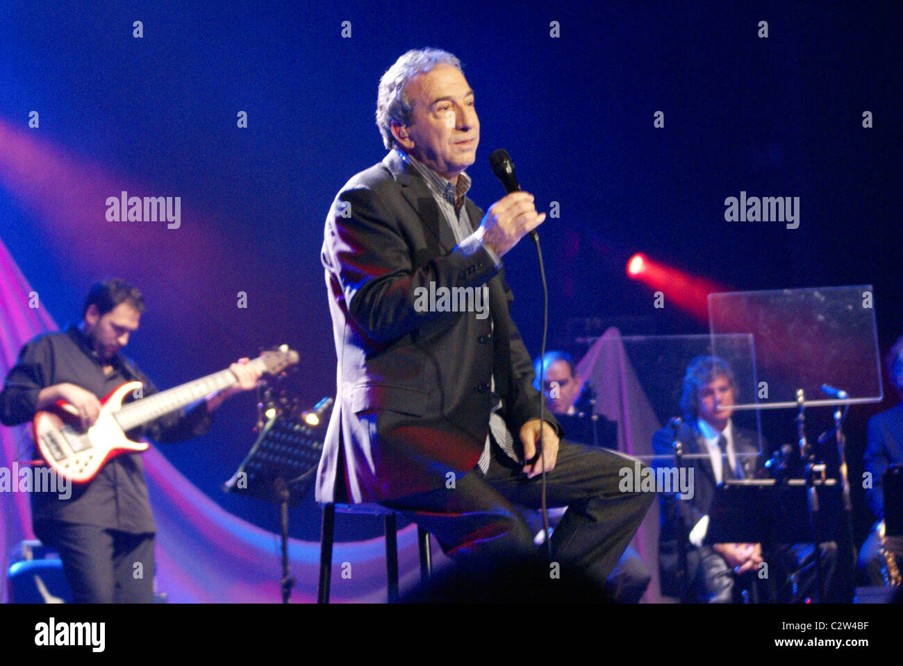 Jose Luis Perales performing live in concert at the Gran Rex Theatre Buenos Aires, Argentina - 11.07.08 Stock Photo
