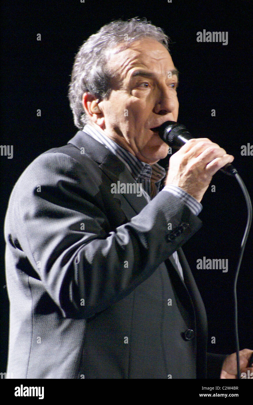 Jose Luis Perales performing live in concert at the Gran Rex Theatre Buenos Aires, Argentina - 11.07.08 Stock Photo