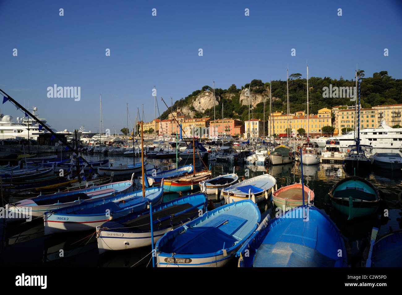 France, Nice, port Stock Photo