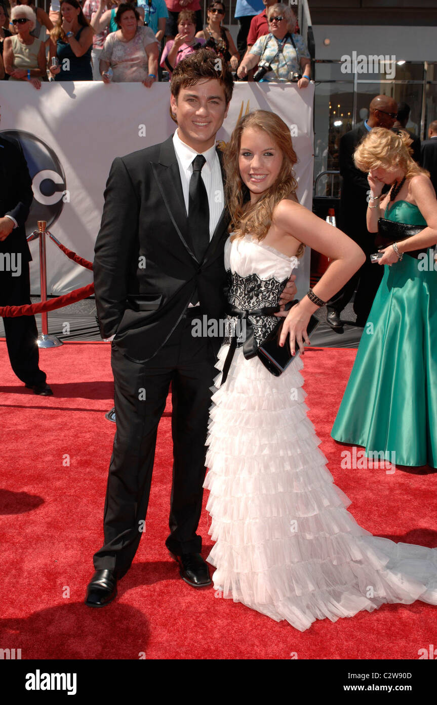 Kristen Alderson and guest 35th Annual Daytime Emmy Awards at the Kodak Theatre - Arrivals Los Angeles, California - 20.06.08 Stock Photo