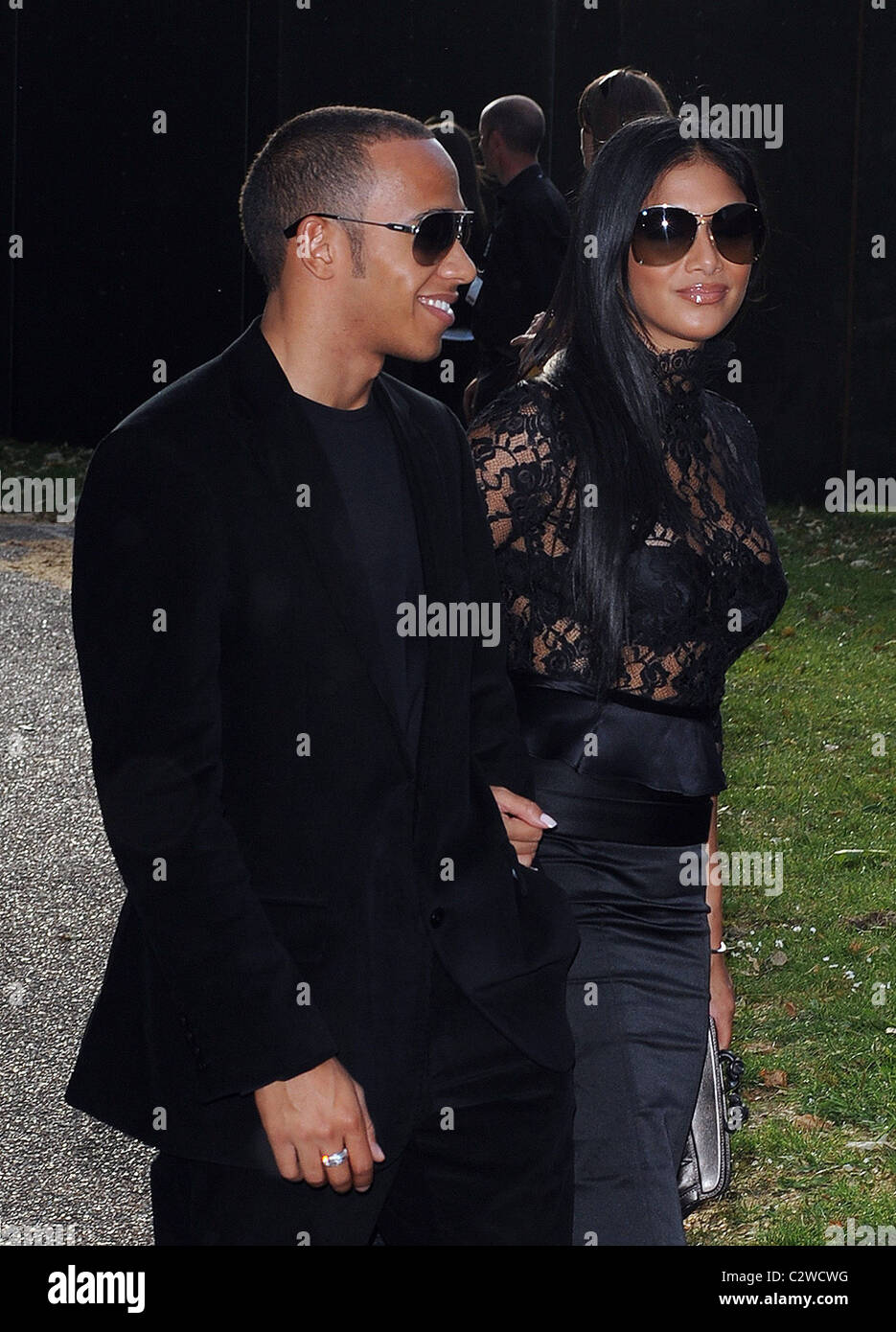 Lewis Hamilton and girlfriend Nicole Scherzinger Nelson Mandela