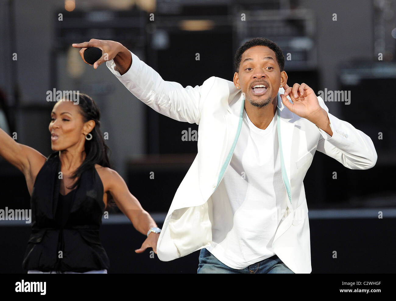 Will Smith and Jada Pinkett Smith Nelson Mandela birthday concert held