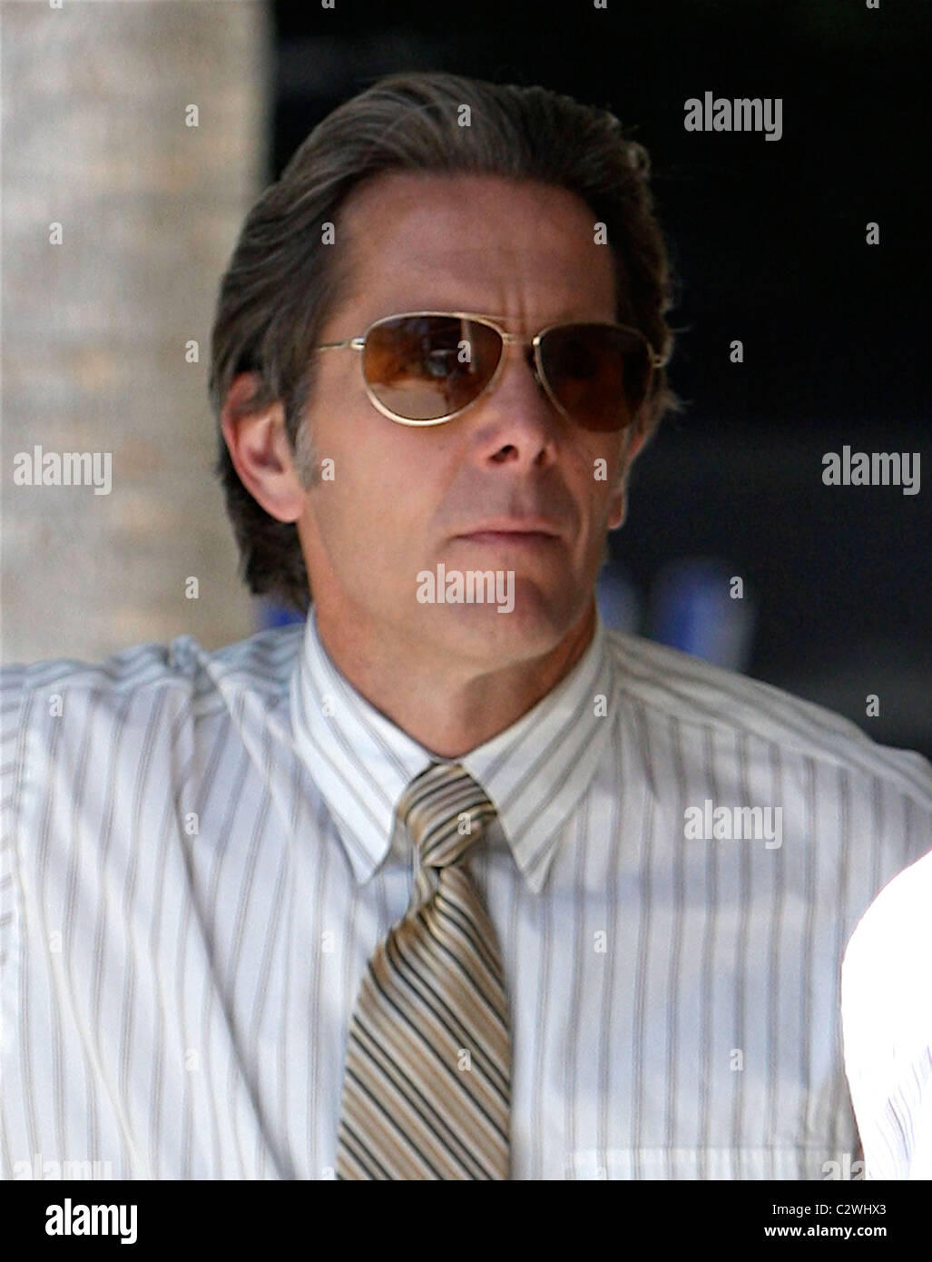 Gary Cole on the set of 'Entourage' filming on Rodeo Drive in Beverly