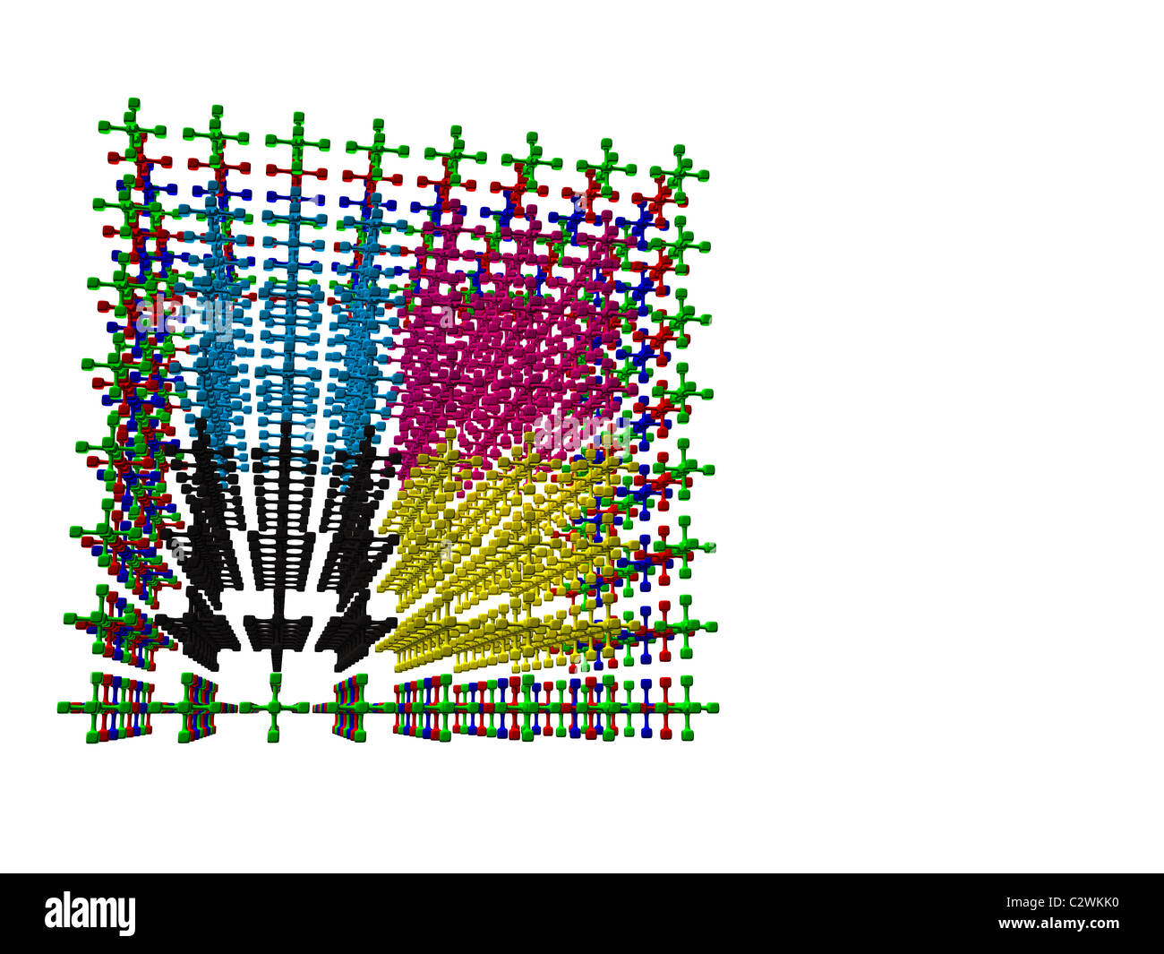 3d shapes drawing Cut Out Stock Images & Pictures - Alamy