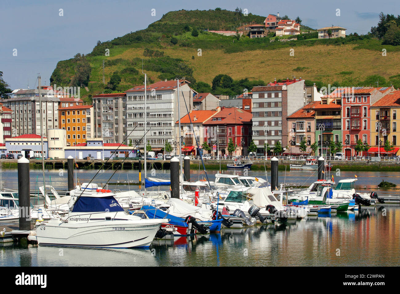 Port of Ribadesella, Asturias. Stock Photo