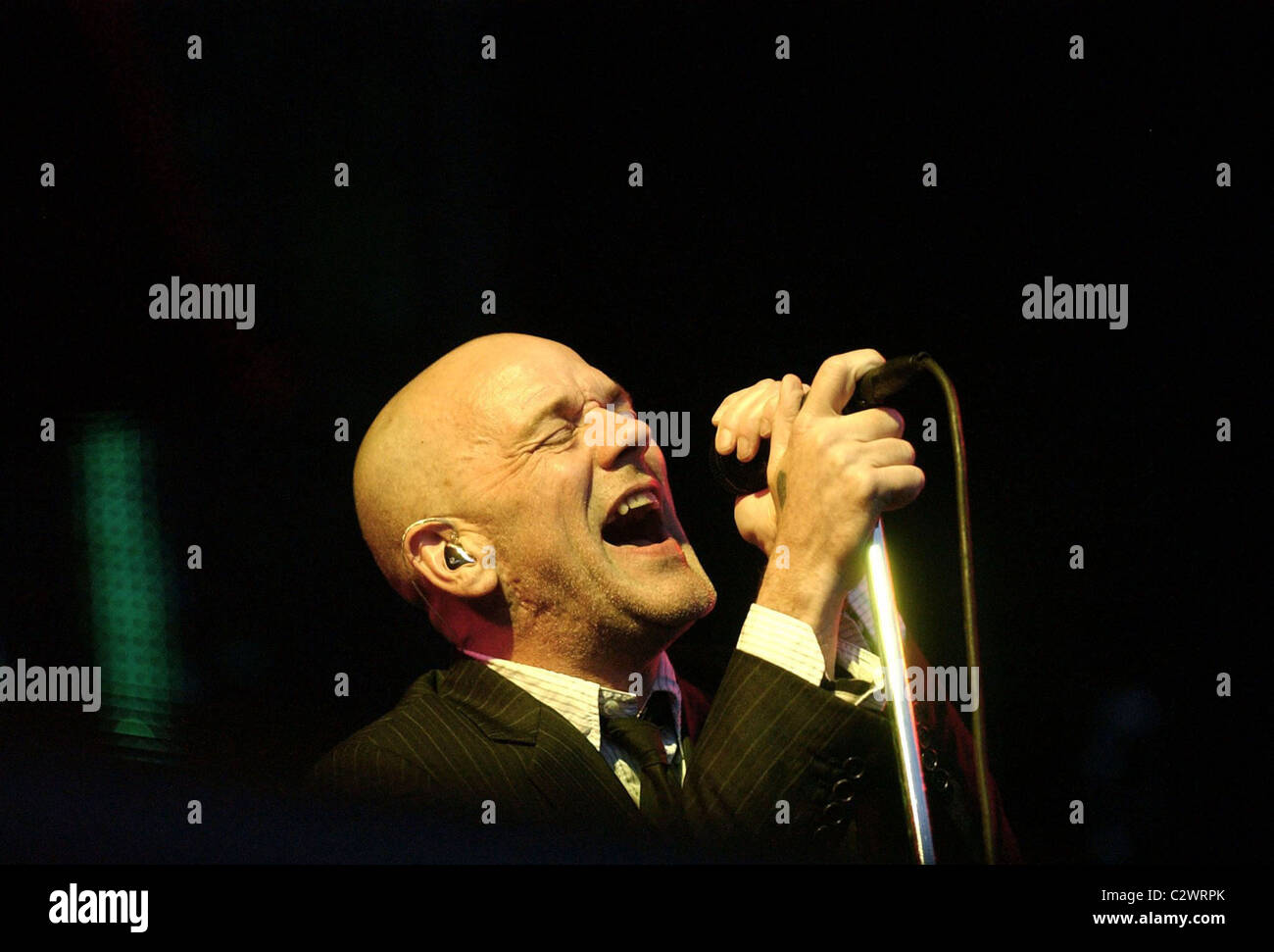 Michael Stipe of R.E.M perform a sold out concert at Westerpark Amsterdam, Netherlands - 02.07.08 ** ** Stock Photo
