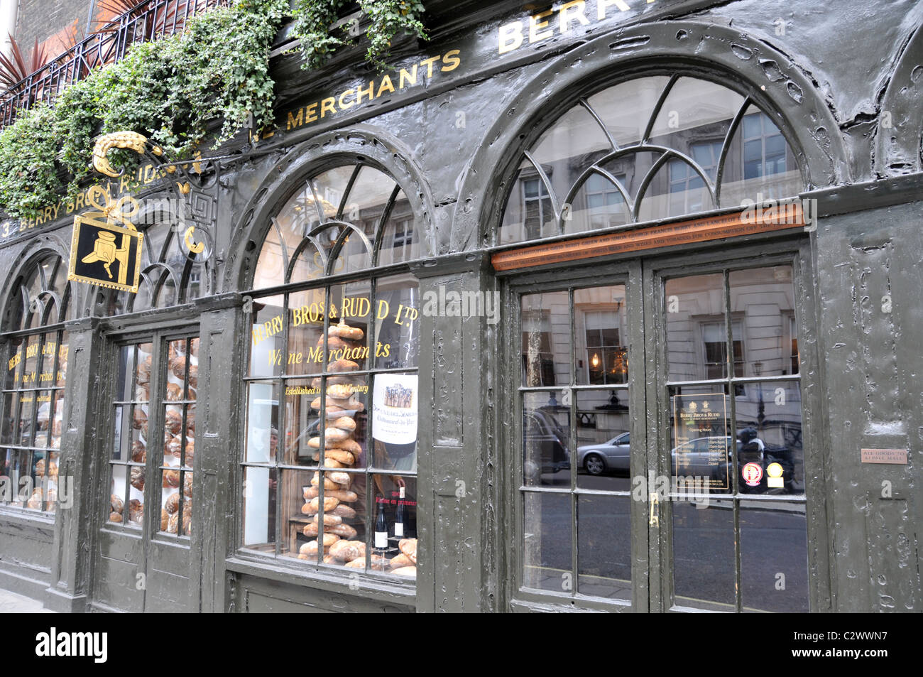 Berry Bros & Rudd Wine Merchants London Stock Photo Alamy