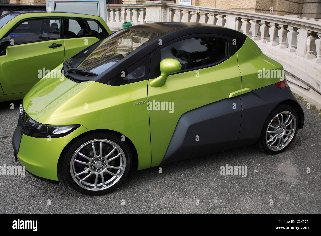 Austria Vienna Electric car Stock Photo Alamy