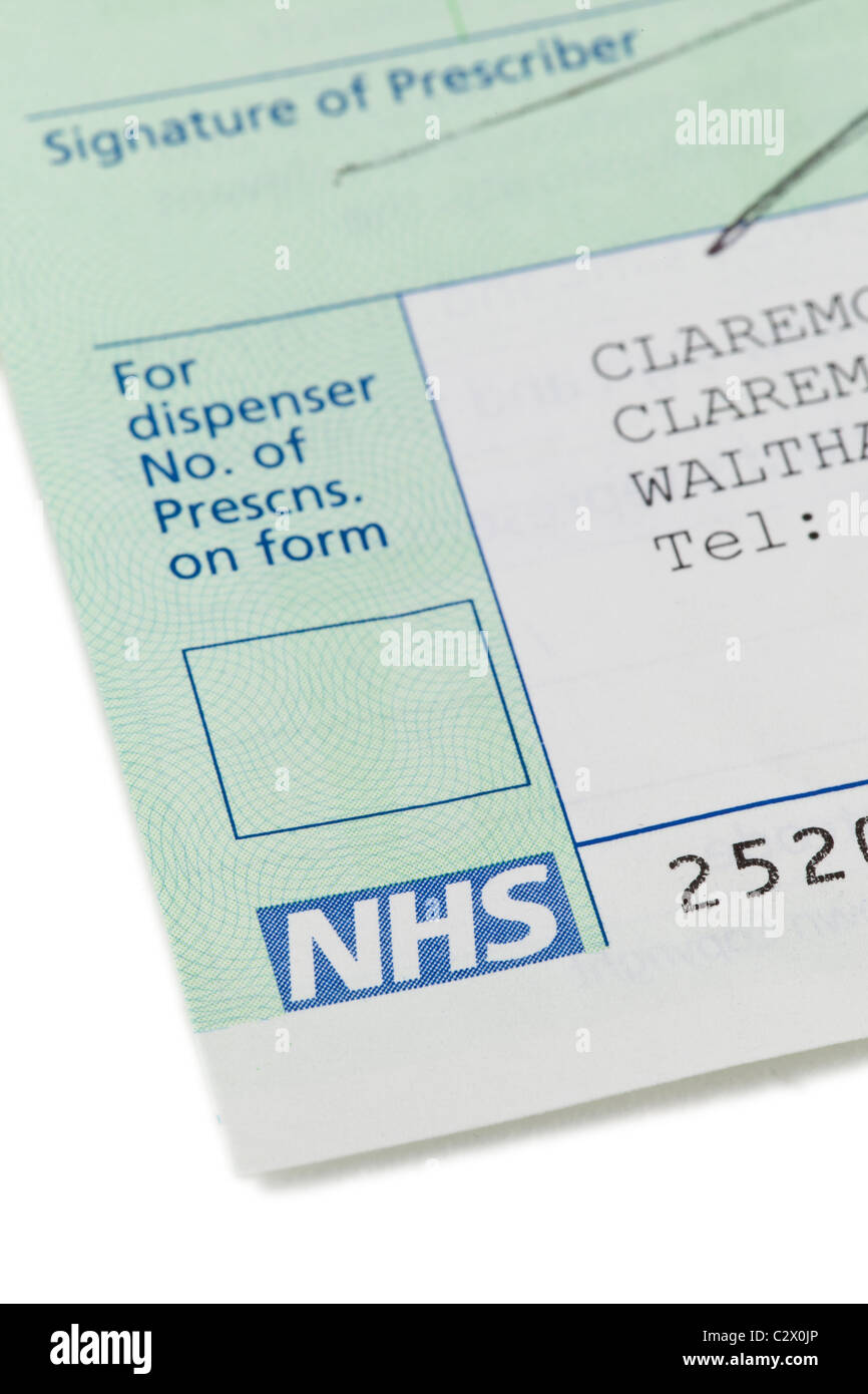 Nhs prescription uk hires stock photography and images Alamy