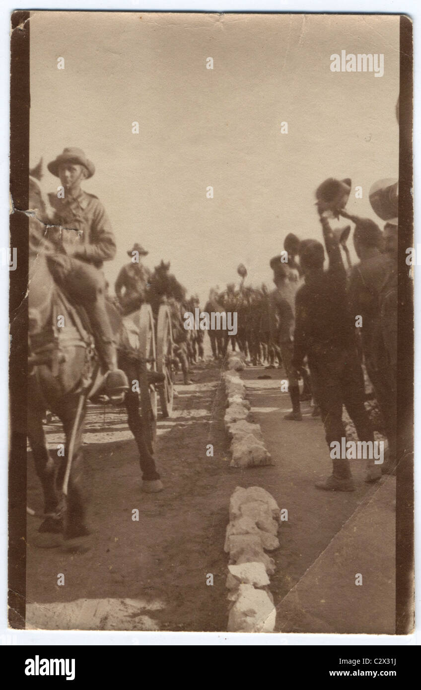 World War One Australian soldiers Light Horse 6th Stock Photo