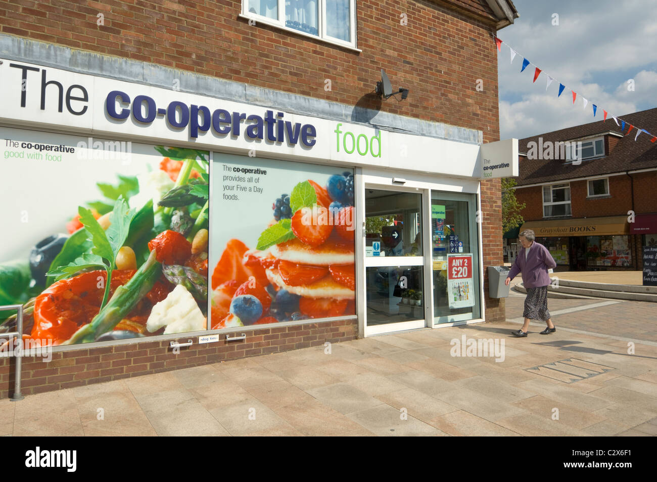 Exterior of the Co-Operative Food shop, Grayshott, Hampshire, UK Stock Photo