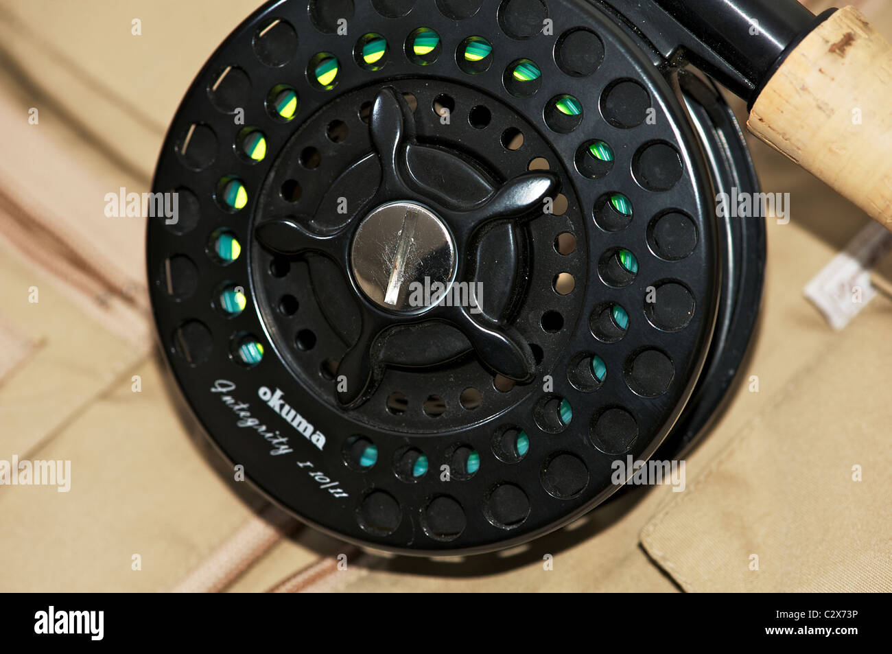 Okuma Integrity Saltwater fly reel for 10-11 line Stock Photo - Alamy