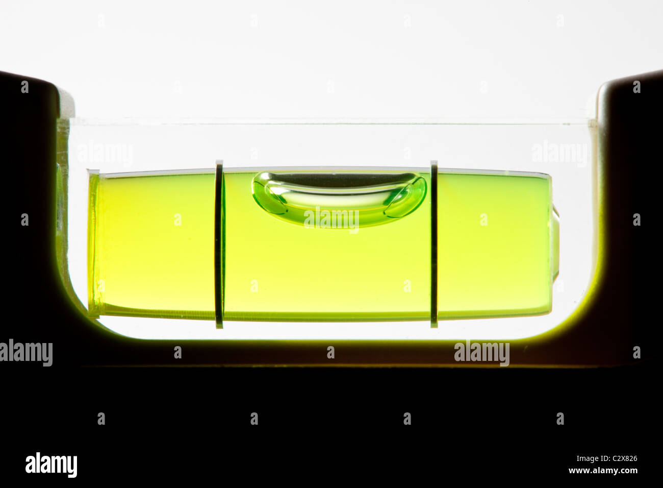 spirit level Stock Photo