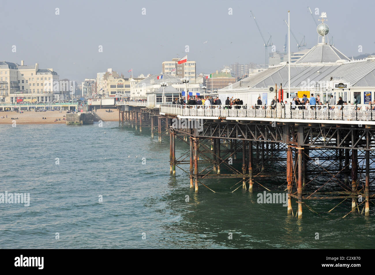 Spring Brighton Spring holiday vacation hi-res stock photography and images - Alamy