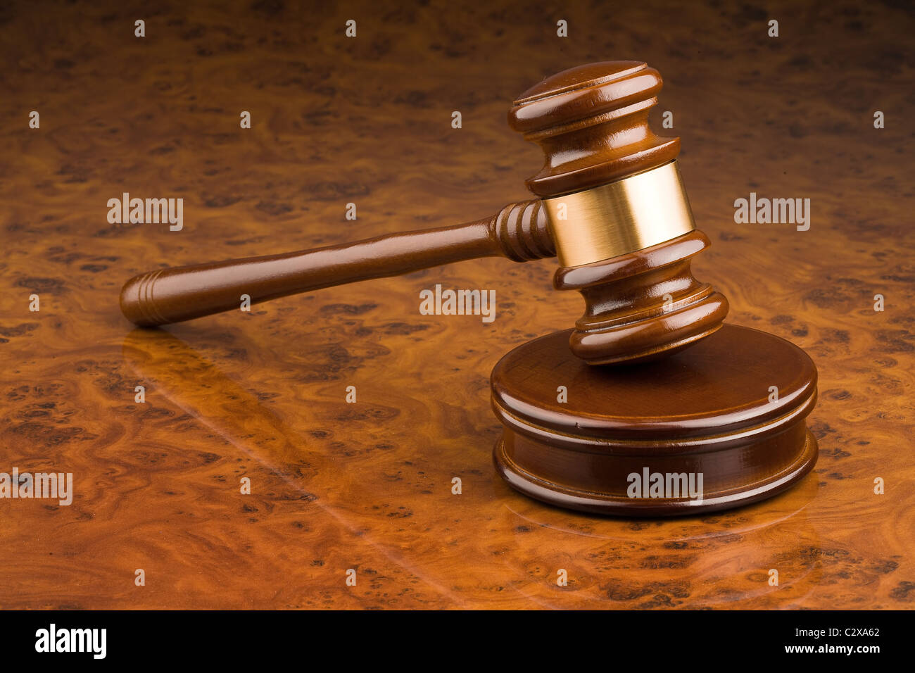 Court Hammer Stock Photo