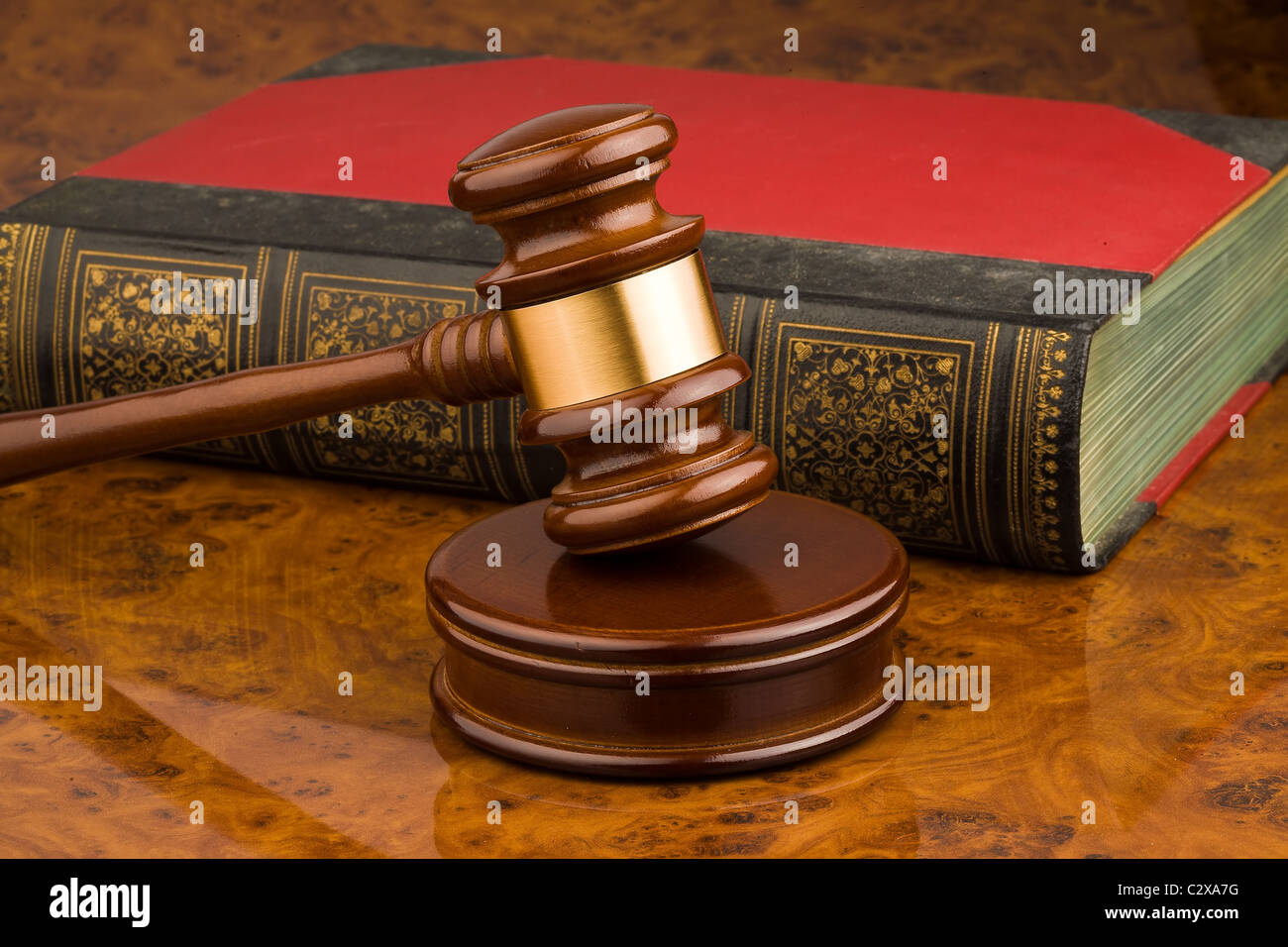 Court Hammer Stock Photo
