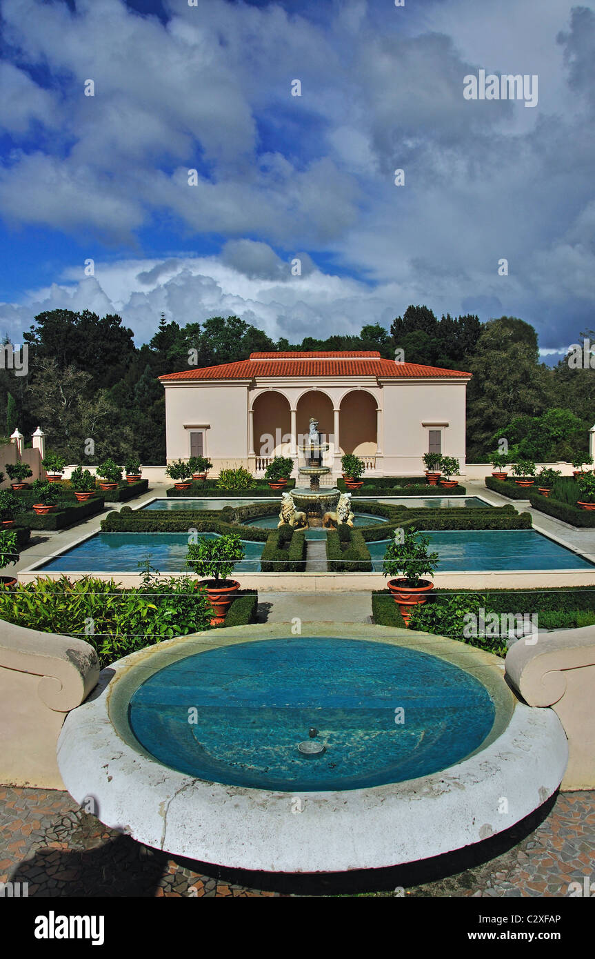 Italian Renaissance Garden, Hamilton Gardens, Hamilton, Waikato Region, North Island, New Zealand Stock Photo