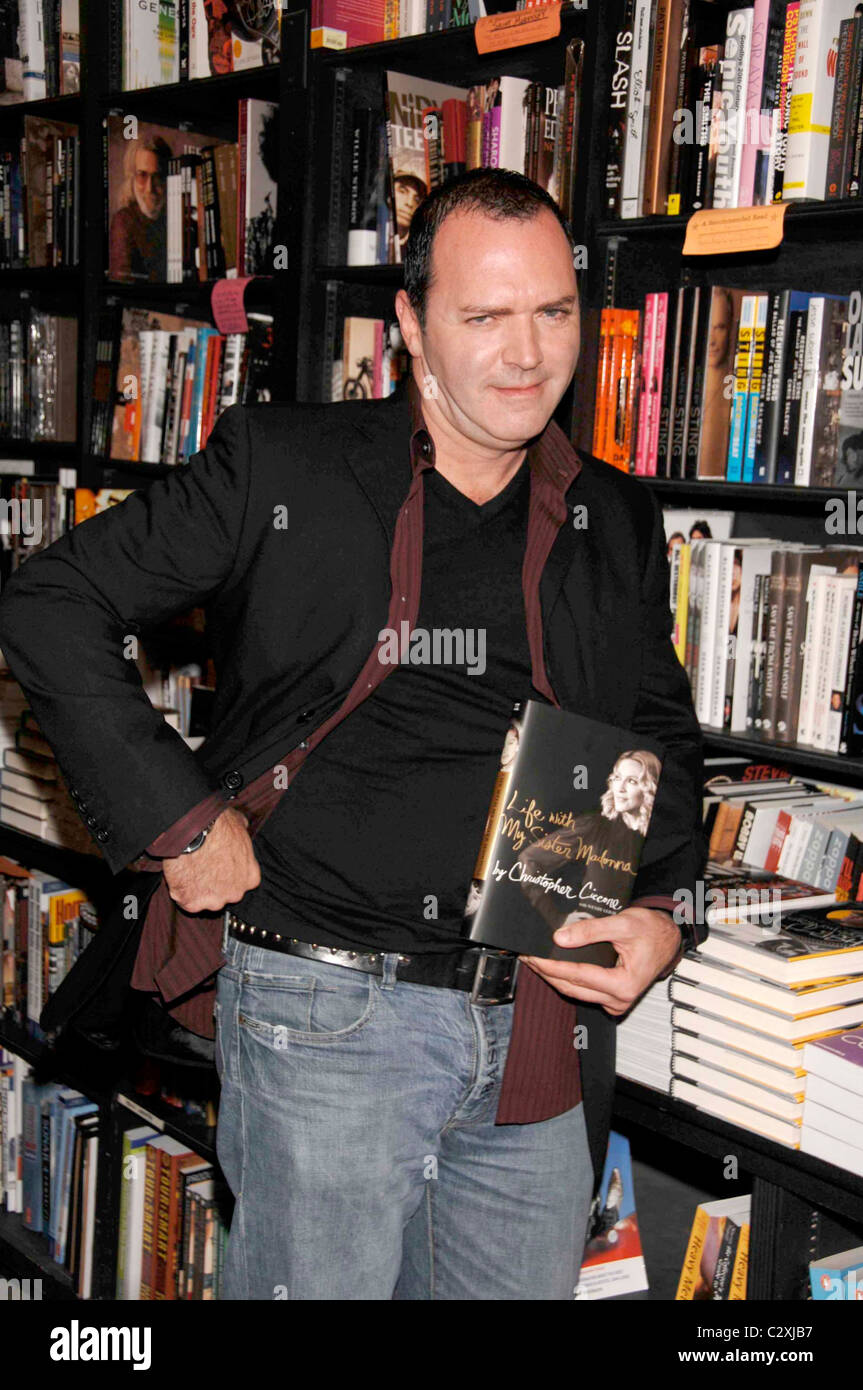 Christopher Ciccone at the book signing for the new Christopher Ciccone
