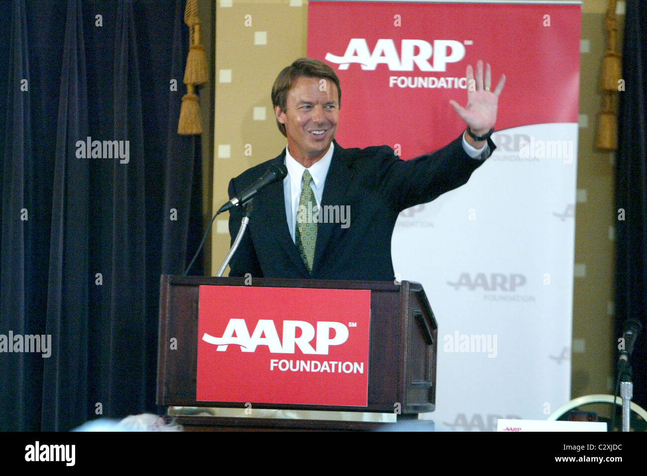 John Edwards Senator Edwards, the keynote speaker at the AARP