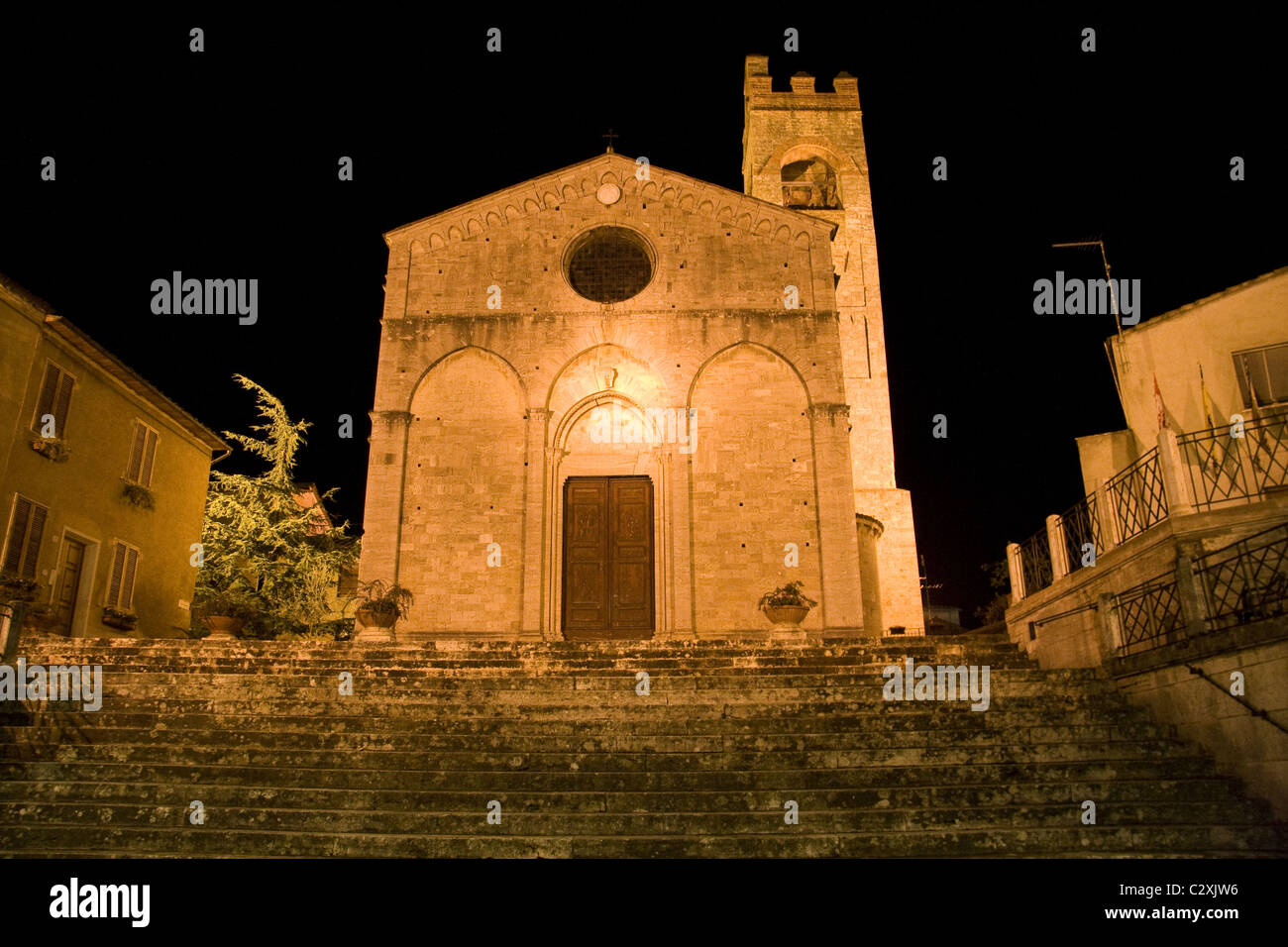 Sant Agata, Asciano, Tuscany, Italy Stock Photo