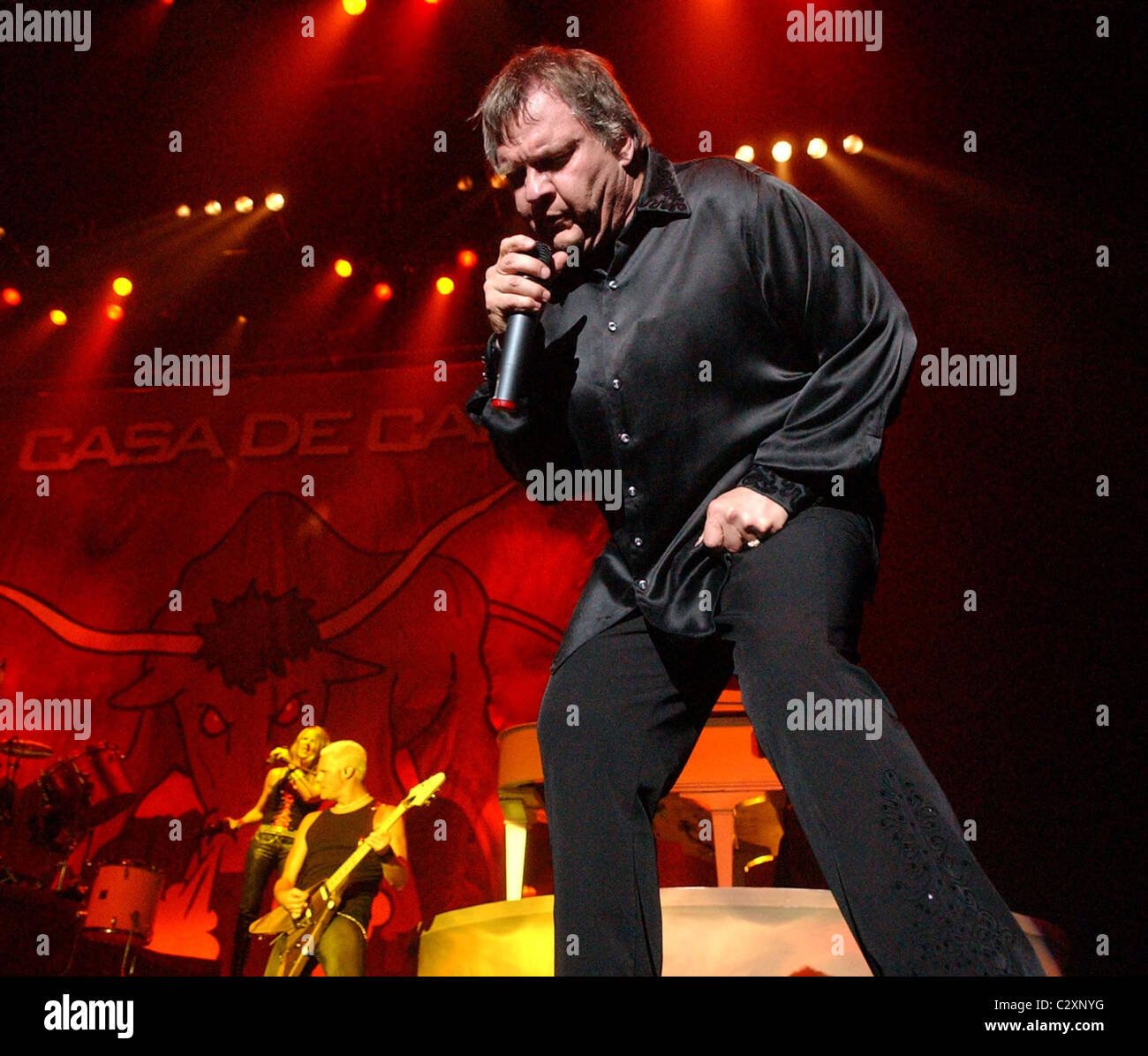 Meatloaf performing in concert at the Heineken Music Hall as part of