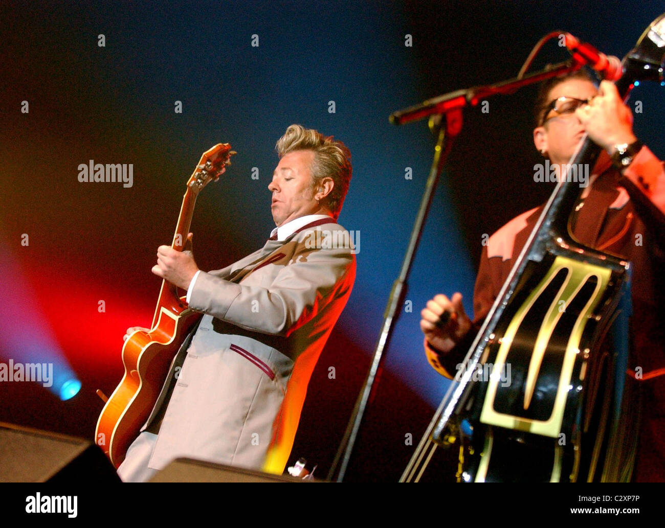 Brian Setzer Stray Cats performs a sold out concert as part of their ...