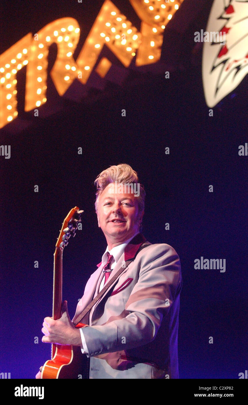 Brian Setzer Stray Cats performs a sold out concert as part of their ...