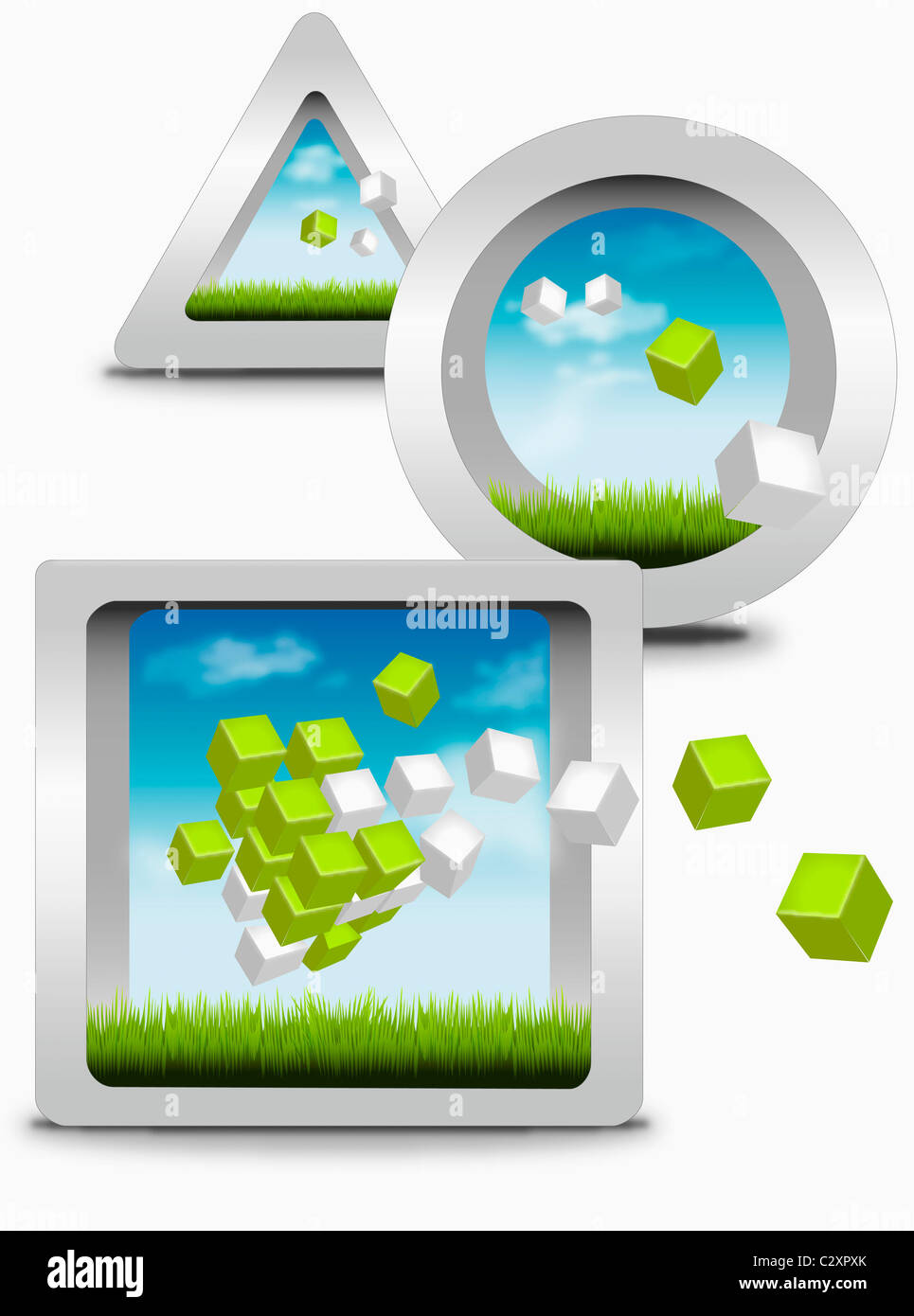 various types of frame Stock Photo Alamy