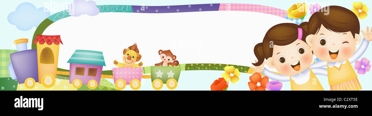  Foto zu happy friends in kindergarten Stock Photo - Alamy 