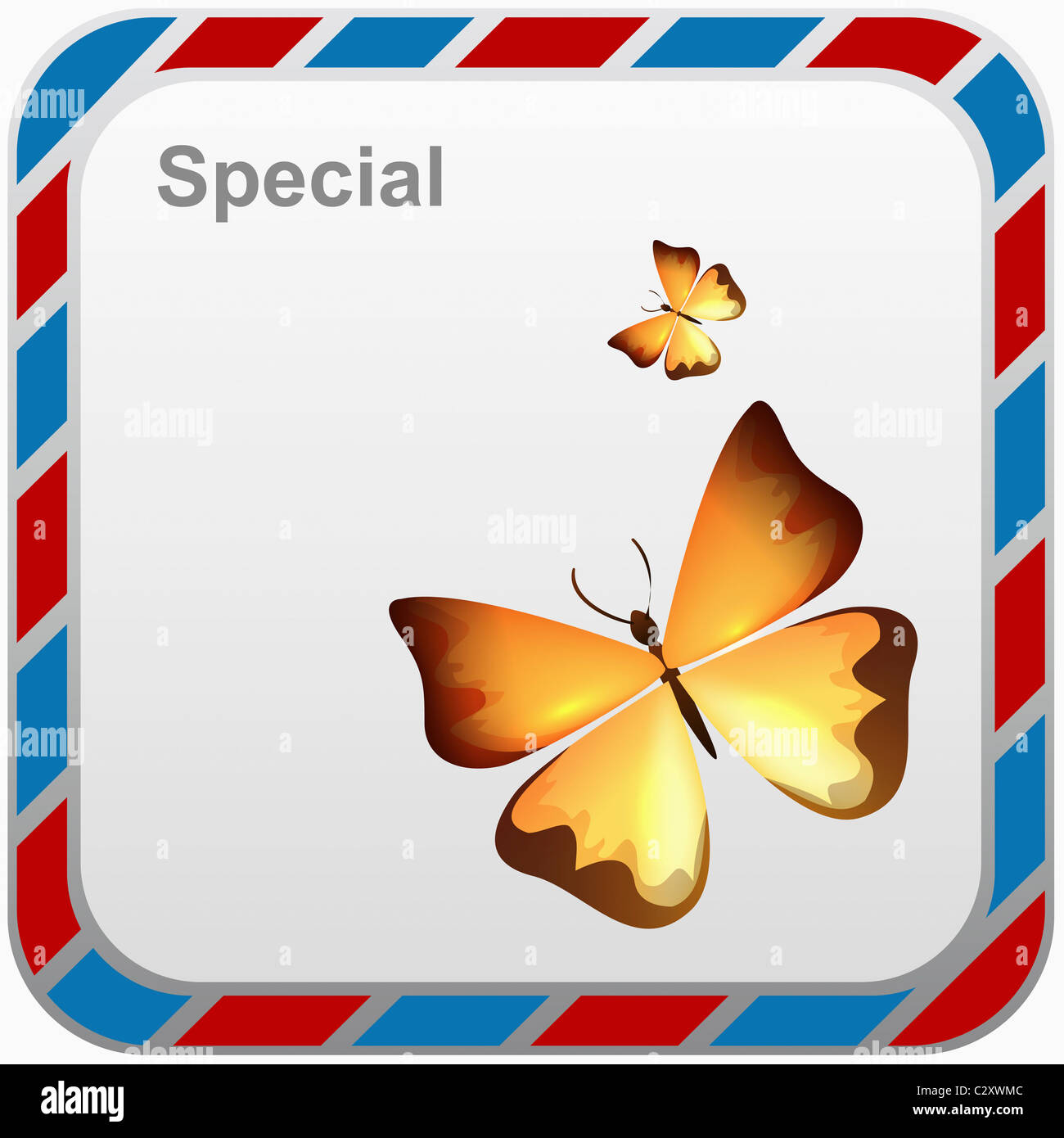 application icon of envelope Stock Photo - Alamy