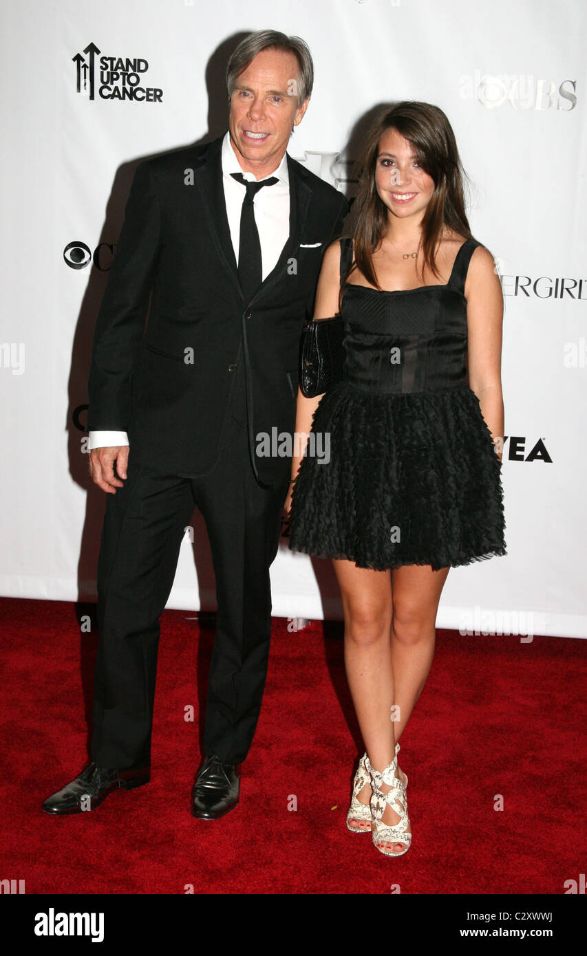 Tommy Hilfiger And His Daughter Attending A Party To Launch The New ...