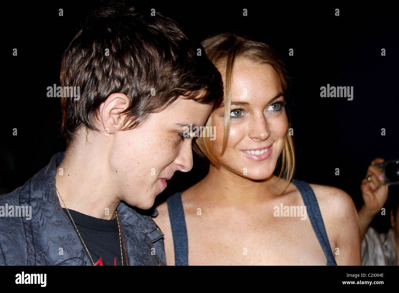 Lindsay lohan and samantha ronson hires stock photography and images