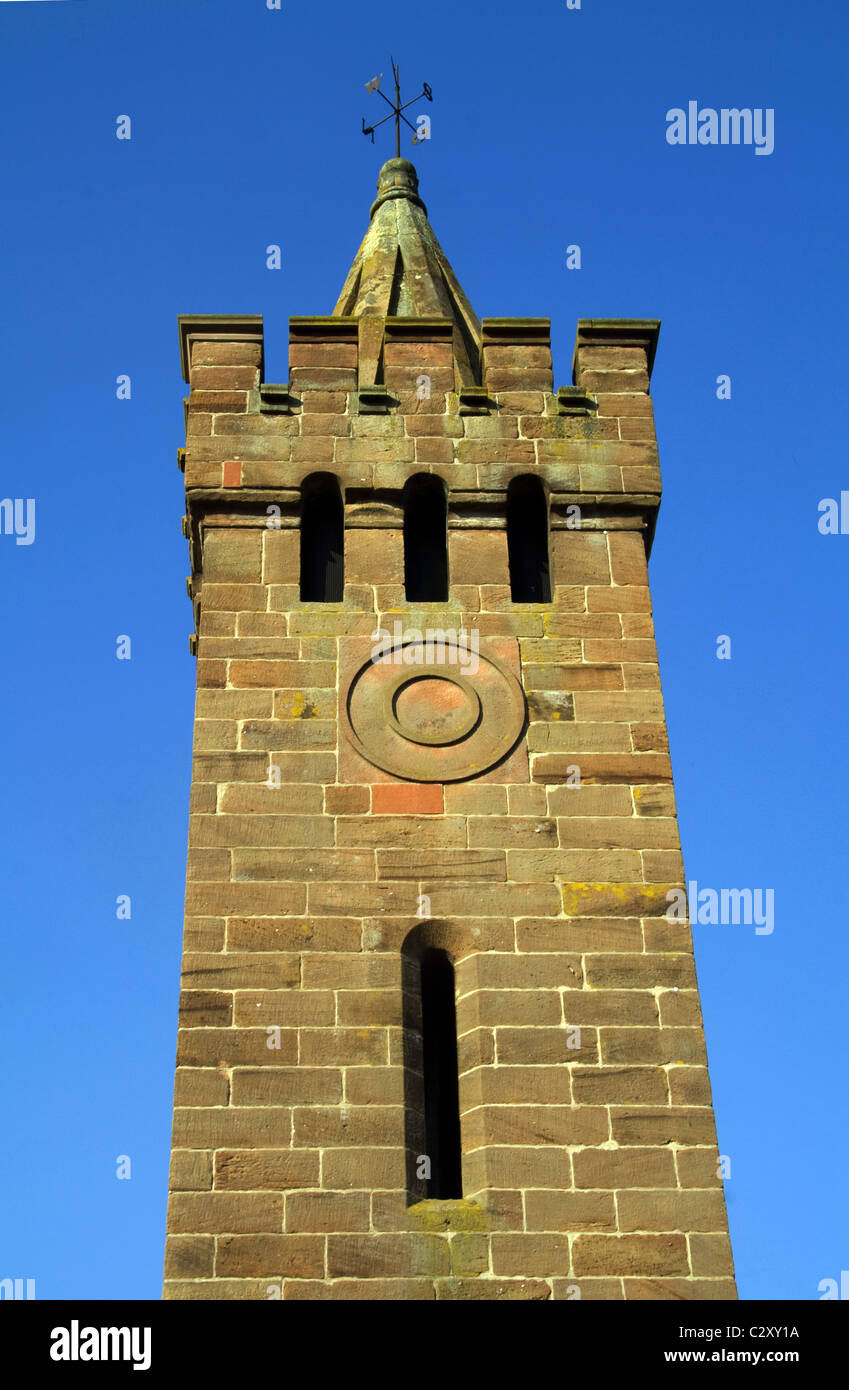 Bell Tower, Kirkel-Altstadt, Saarland, Germany Stock Photo
