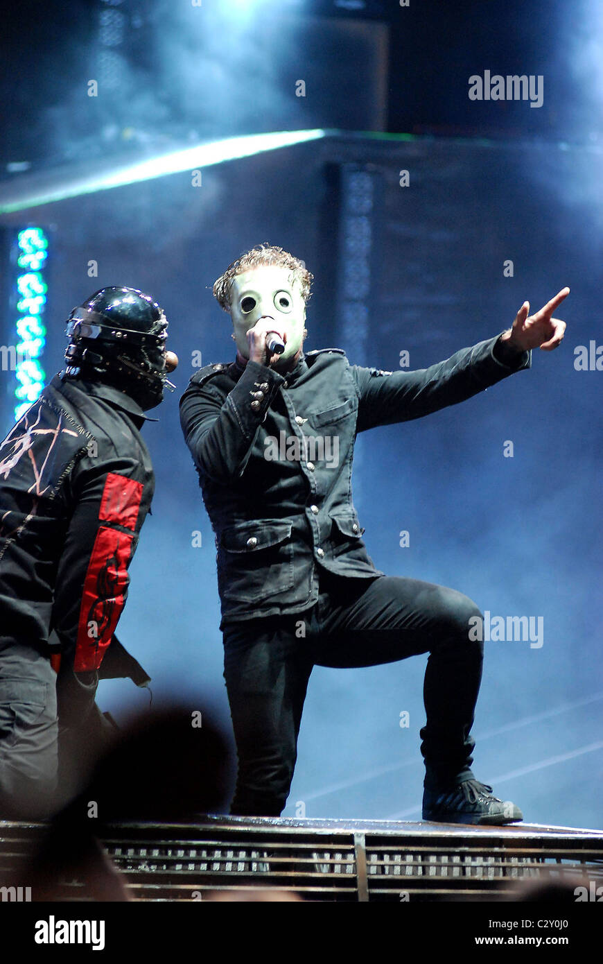Grammy awardwinning band Slipknot perform at the 2008 Rockstar Energy