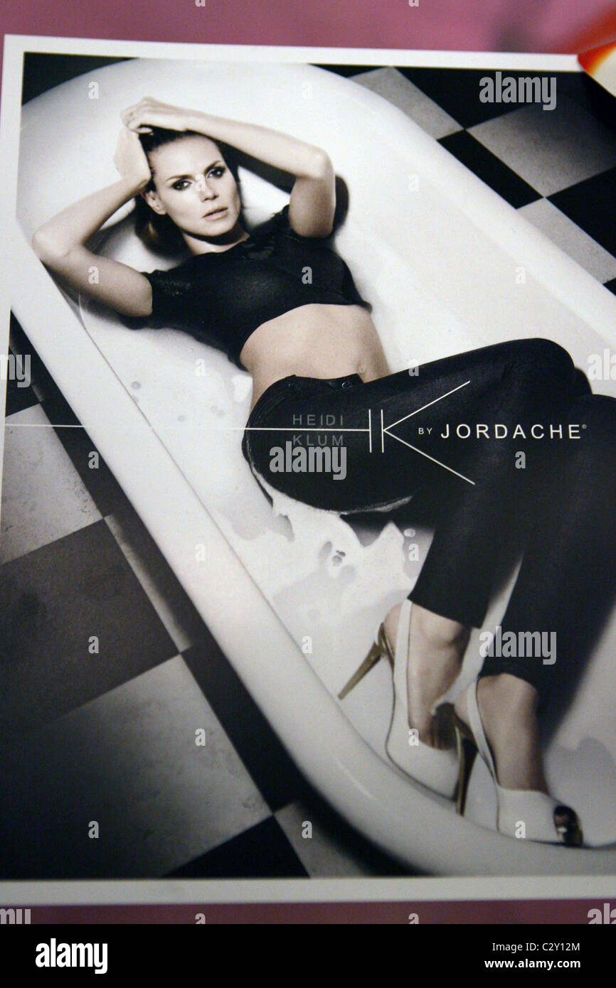 Jordache Jeans Names Elizabeth Hurley New Spokesmodel Stock Photo